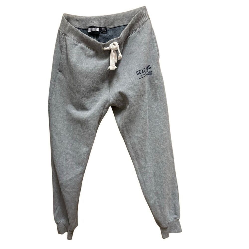 Seahawks Lacrosse Size Medium Gray Sweatpants